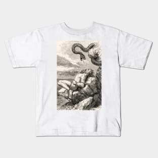 The Punishment of Loki by Louis Huard (1813-1874) Kids T-Shirt